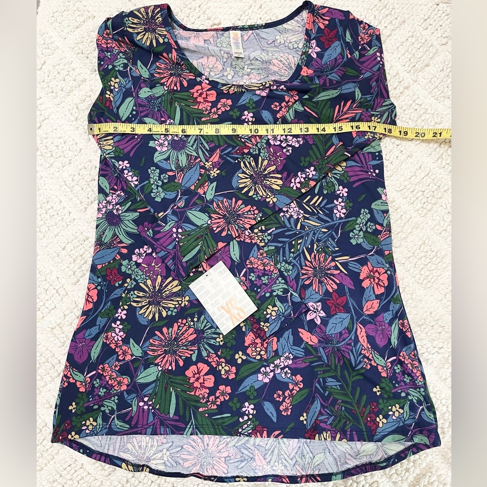 LulaRoe Lynnae Spring Floral Print NWT